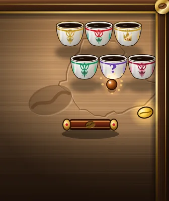 Buna Play cover: porcelain coffee cups above a carved paddle